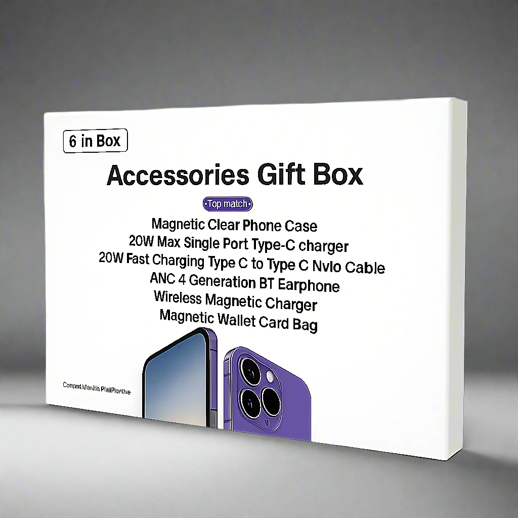 6 in 1 Accessories Gift Box Phone