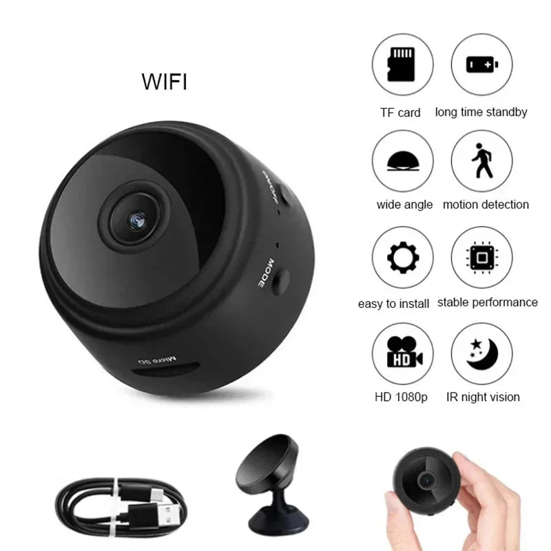 A9 Mini Smart Camera WiFi 1080p