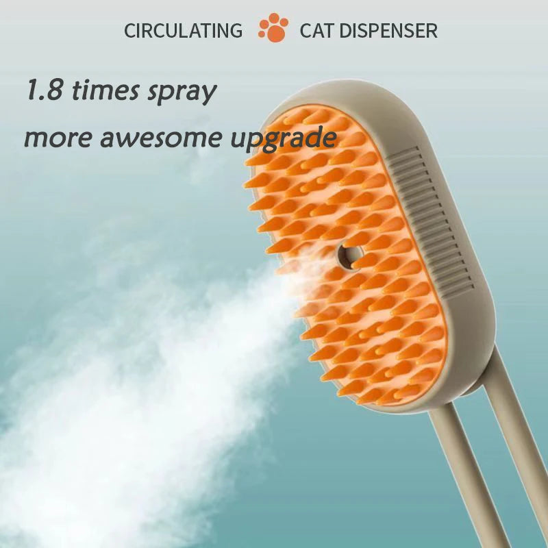 Pet Spray Massage Brush 3 in 1