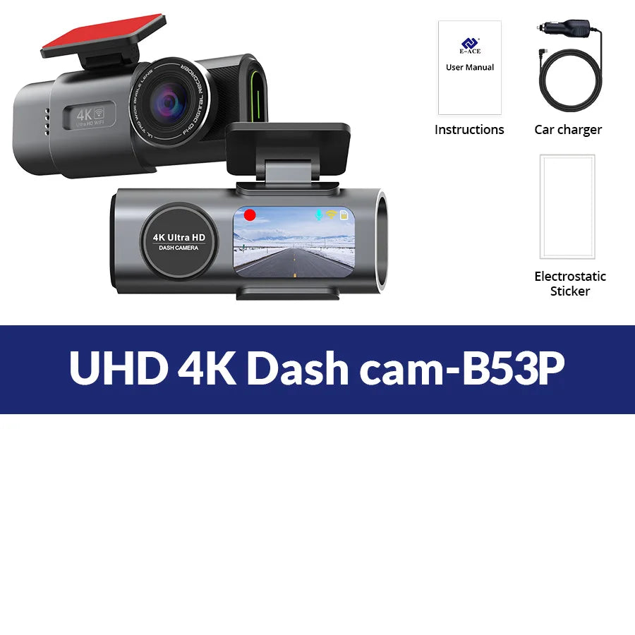 Dash Camera Car 4K UHD Recording