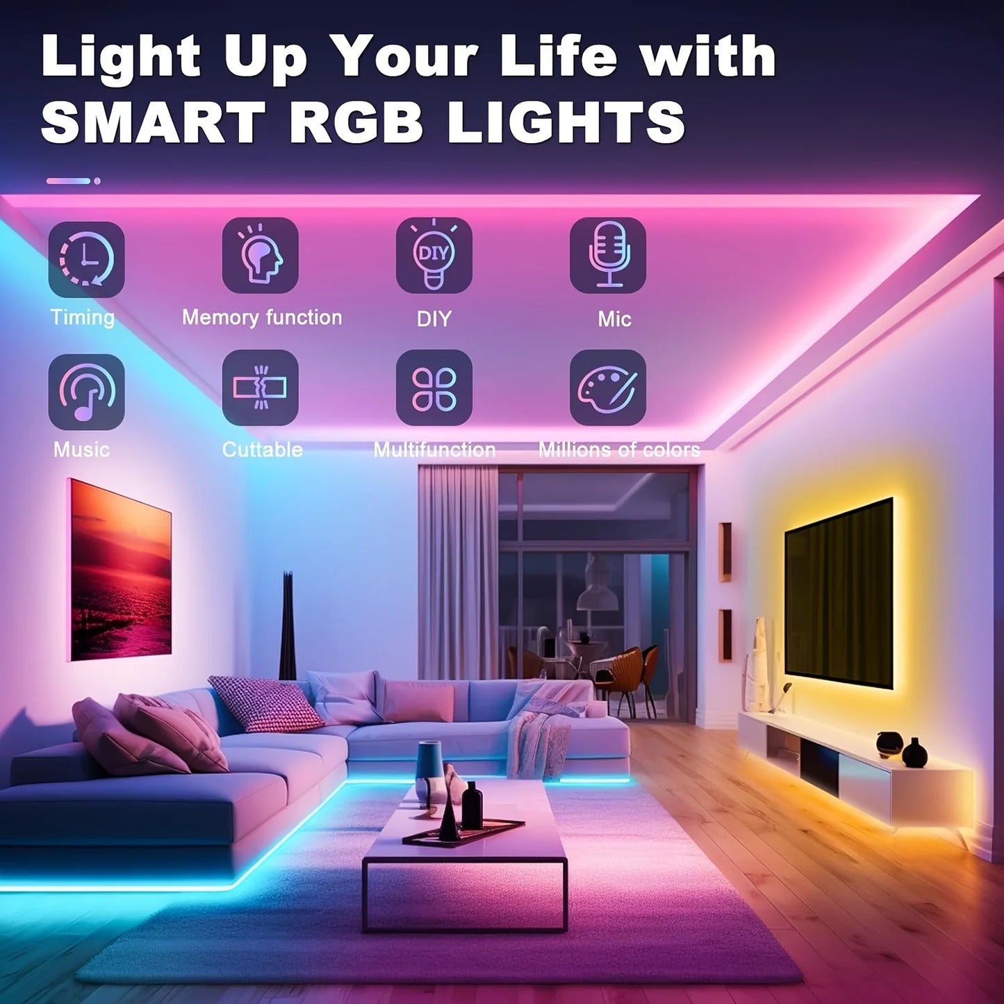 USB LED Strip Lights RGB