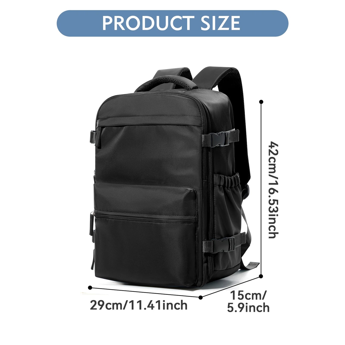 Vacuum Travel Backpack + Pump