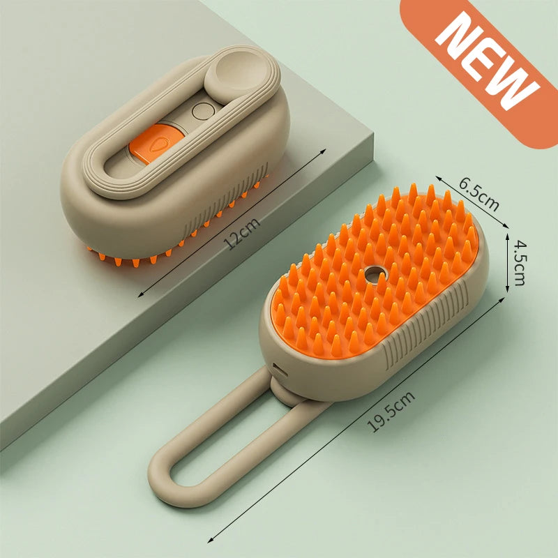 Pet Spray Massage Brush 3 in 1